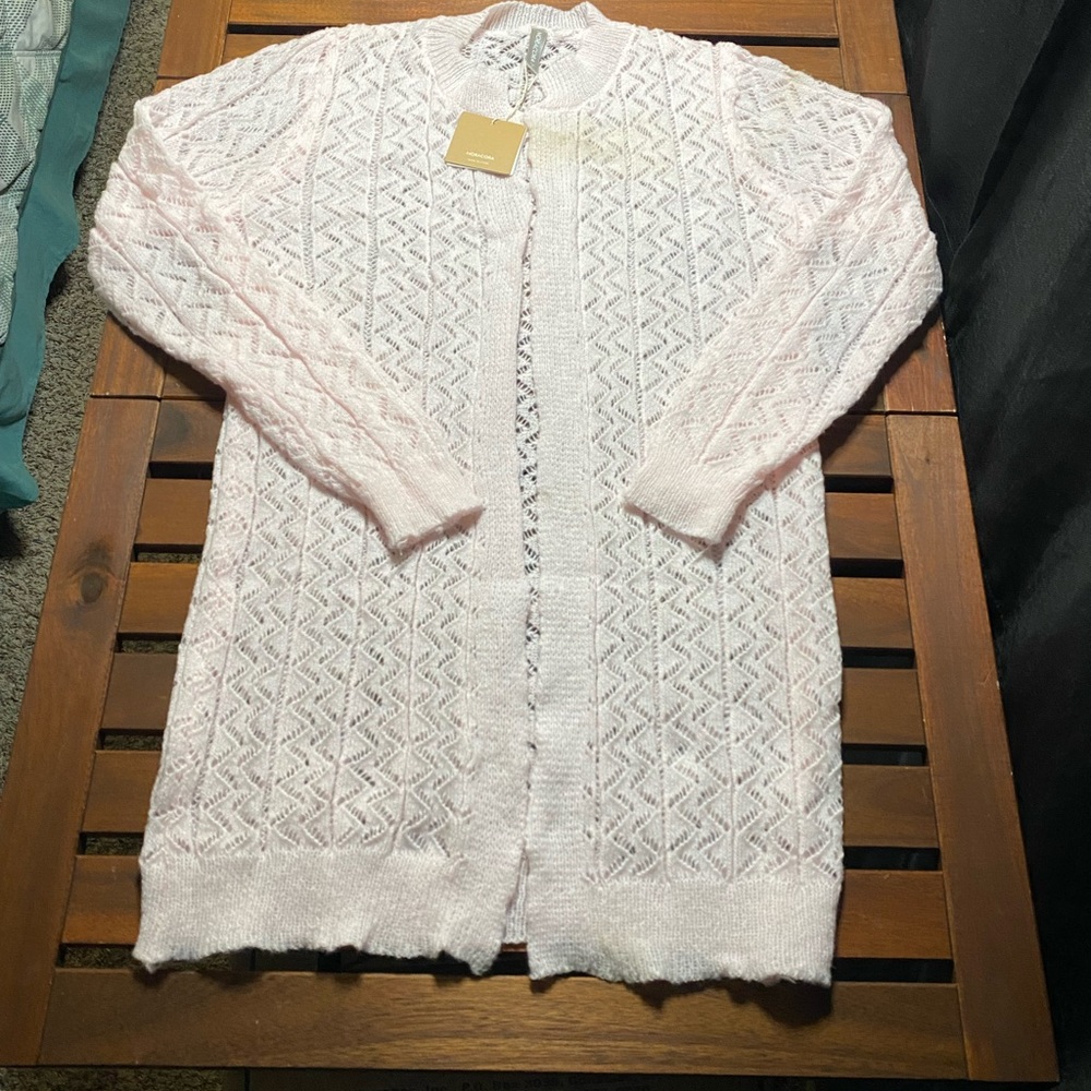 Noracora Light Pink Knit Sweater size S